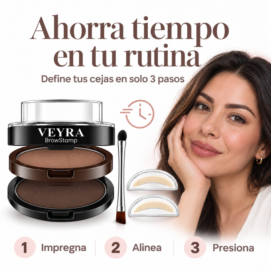 Cejas definidas en solo 3 pasos.