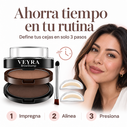 Cejas definidas en solo 3 pasos.